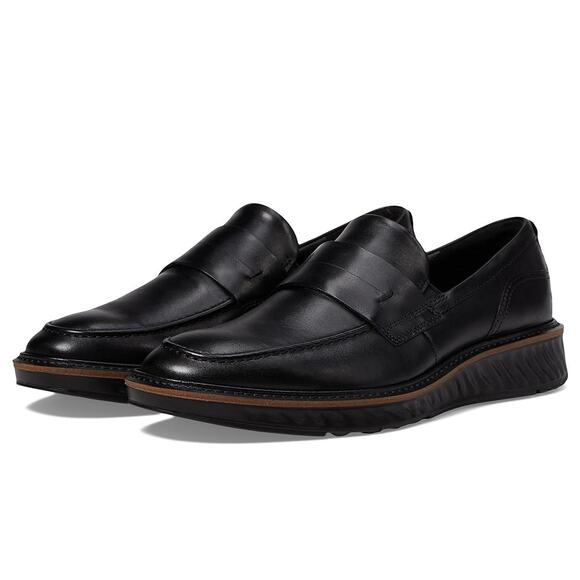 ECCO Other - USED ECCO Men's ST.1 Hybrid Penny Loafer, Black, 10-10.5